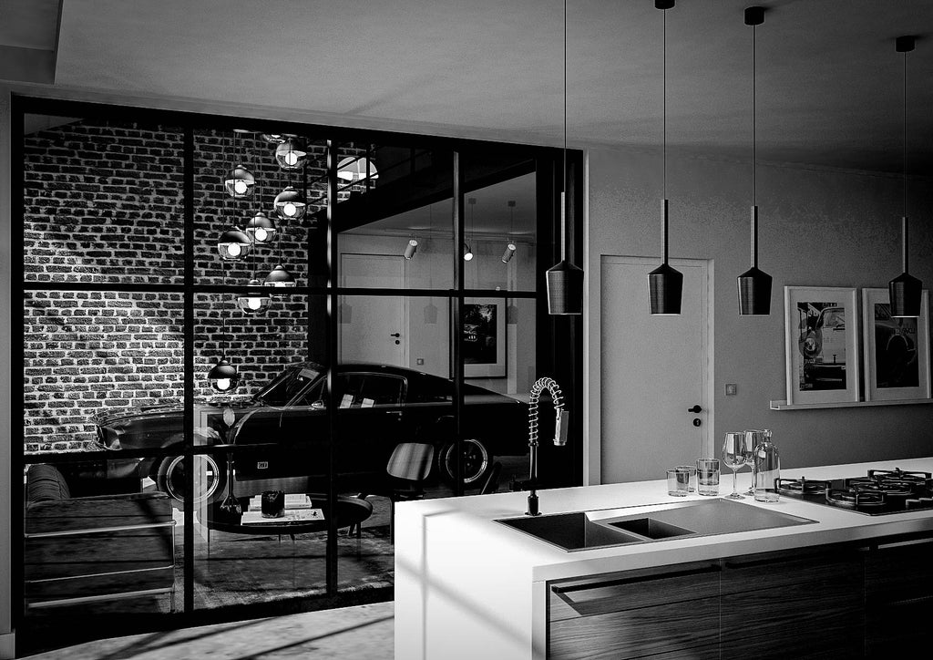 Garage de rêve et écrin en plein cœur de l'habitation