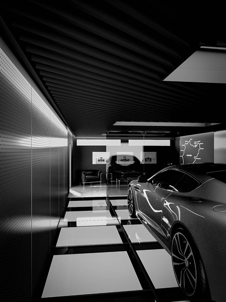 Garage exclusif et futuriste