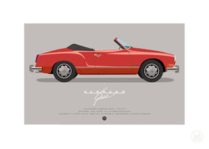 Ouvrir l&#39;image dans le diaporama, Affiche Volkswagen Karmann Ghia - ibidi illustration - ONIRIC
