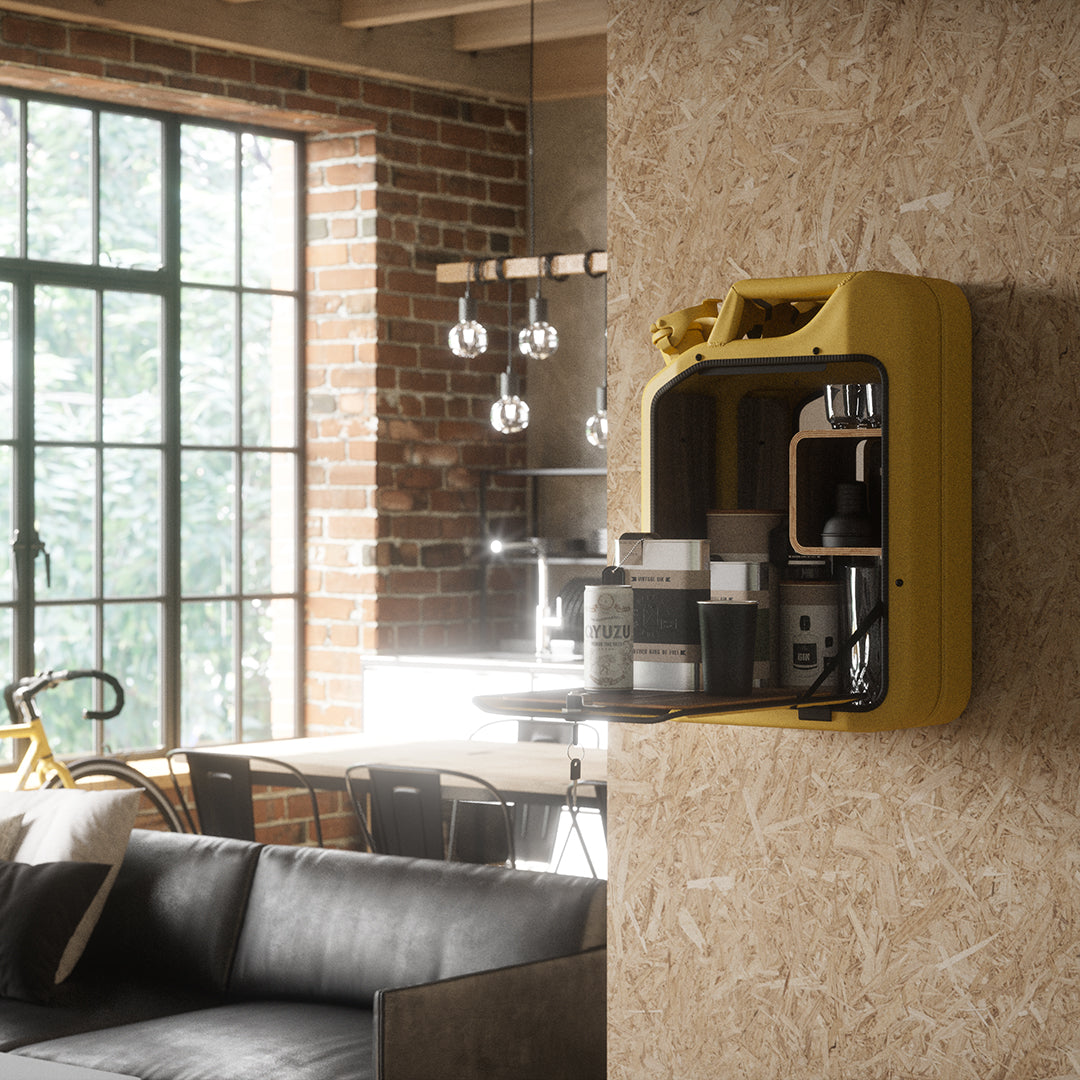 Meuble bar Jerrycan/jerrican - The Original - Danish Fuel
