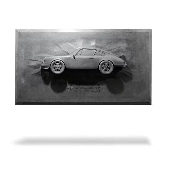 Sculpture murale 36" - Porsche Carrera RS 2.7 n°16 - Advanced Canvas - ONIRIC