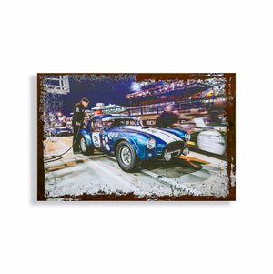 Ouvrir l&#39;image dans le diaporama, Rust&#39;Art - Œuvre photo métallique à tirage unique  SHELBY Cobra 289 - 1963
