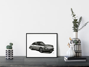 Ouvrir l&#39;image dans le diaporama, Œuvre et reproductions PORSCHE 911 2,0 - Skima
