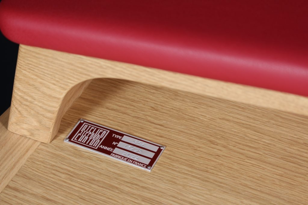 Le BUREAU 356 chêne et cuir - Atelier Stéphane Carton - ONIRIC