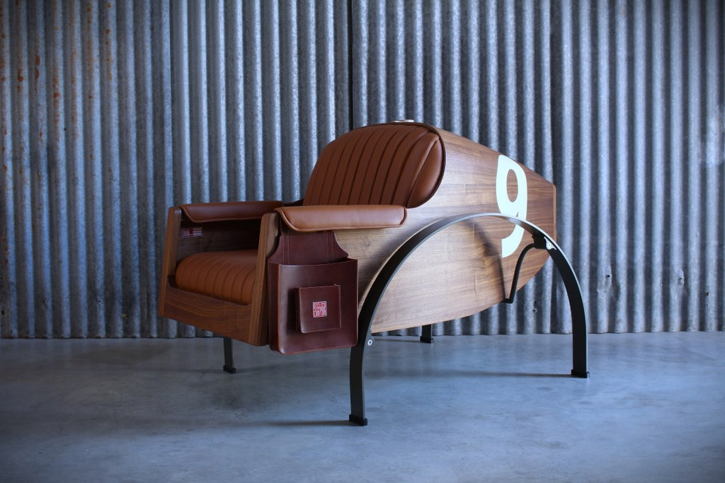 Le PORTE-REVUES pour LE FAUTEUIL Type 35 - Atelier Stéphane Carton - ONIRIC